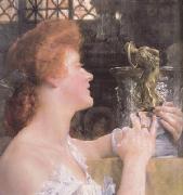 Alma-Tadema, Sir Lawrence The Golden Hour (mk23) USA oil painting artist
